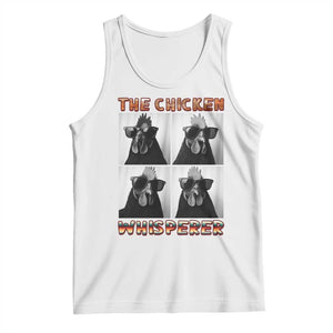 Funny Farm Animal Gift Tank Top The Chicken Whisperer TS12 White Print Your Wear