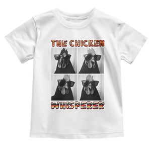 Funny Farm Animal Gift Toddler T Shirt The Chicken Whisperer TS12 White Print Your Wear