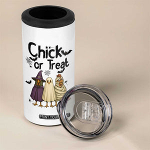 Funny Halloween Chicken 4 in 1 Can Cooler Tumbler Chick Or Treat Spooky Gift TS12 Print Your Wear