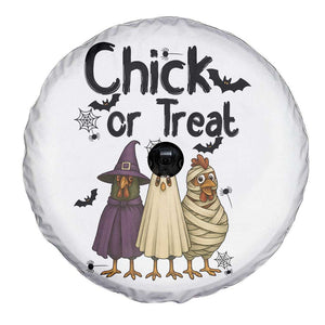 Funny Halloween Chicken Spare Tire Cover Chick Or Treat Spooky Gift TS12 Print Your Wear