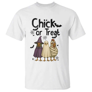 Funny Halloween Chicken T Shirt Chick Or Treat Spooky Gift TS12 White Print Your Wear