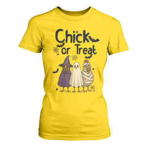 Funny Halloween Chicken T Shirt For Women Chick Or Treat Spooky Gift TS12 Daisy Print Your Wear