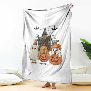 Halloween Chicken Cosplay Throw Blanket Funny Farm Life Gift TS12 Print Your Wear