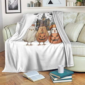 Halloween Chicken Cosplay Throw Blanket Funny Farm Life Gift TS12 Print Your Wear