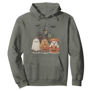 Halloween Chicken Cosplay Hoodie Funny Farm Life Gift TS12 Military Green Print Your Wear