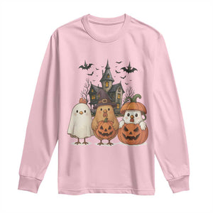 Halloween Chicken Cosplay Long Sleeve Shirt Funny Farm Life Gift TS12 Light Pink Print Your Wear