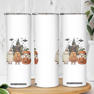 Halloween Chicken Cosplay Skinny Tumbler Funny Farm Life Gift TS12 Print Your Wear