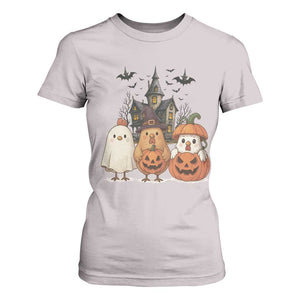 Halloween Chicken Cosplay T Shirt For Women Funny Farm Life Gift TS12 Ice Gray Print Your Wear