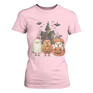 Halloween Chicken Cosplay T Shirt For Women Funny Farm Life Gift TS12 Light Pink Print Your Wear