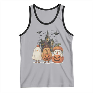 Halloween Chicken Cosplay Tank Top Funny Farm Life Gift TS12 Athletic Heather Black Print Your Wear