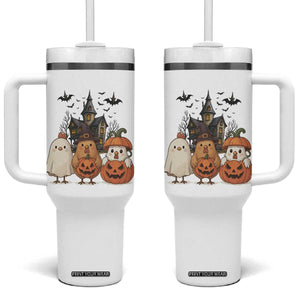 Halloween Chicken Cosplay Tumbler With Handle Funny Farm Life Gift TS12 One Size: 40 oz White Print Your Wear