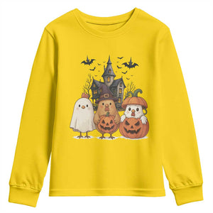 Halloween Chicken Cosplay Youth Sweatshirt Funny Farm Life Gift TS12 Daisy Print Your Wear