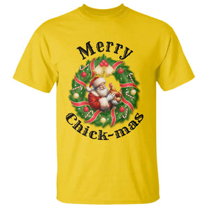 Funny Christmas Chicken Lovers T Shirt Merry Chickmas Santa Gift TS12 Daisy Print Your Wear