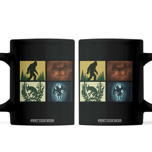 Mothman Bigfoot Chupacabra Jersey Devil Coffee Mug Cryptid Legends Gift TS12 Black Print Your Wear