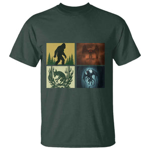 Mothman Bigfoot Chupacabra Jersey Devil T Shirt Cryptid Legends Gift TS12 Dark Forest Green Print Your Wear