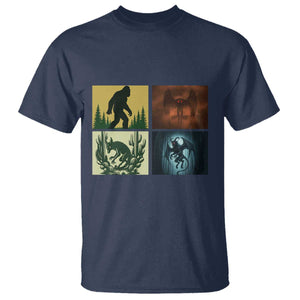 Mothman Bigfoot Chupacabra Jersey Devil T Shirt Cryptid Legends Gift TS12 Navy Print Your Wear
