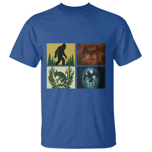Mothman Bigfoot Chupacabra Jersey Devil T Shirt Cryptid Legends Gift TS12 Royal Blue Print Your Wear