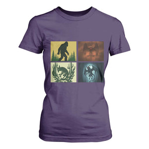 Mothman Bigfoot Chupacabra Jersey Devil T Shirt For Women Cryptid Legends Gift TS12 Purple Print Your Wear