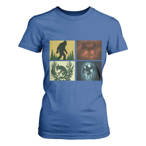 Mothman Bigfoot Chupacabra Jersey Devil T Shirt For Women Cryptid Legends Gift TS12 Royal Blue Print Your Wear