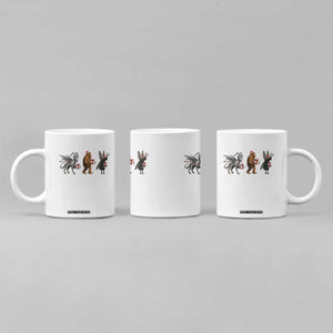 Christmas Cryptid Gift Coffee Mug Bigfoot Jersey Devil Mothman Santa TS12 Print Your Wear