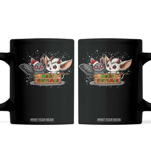 Mothman And Jersey Devil Coffee Mug Merry Cryptmas Funny Holiday Gift TS12 Black Print Your Wear