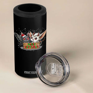 Mothman And Jersey Devil 4 in 1 Can Cooler Tumbler Merry Cryptmas Funny Holiday Gift TS12 Print Your Wear