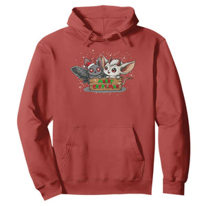 Mothman And Jersey Devil Hoodie Merry Cryptmas Funny Holiday Gift TS12 Red Print Your Wear
