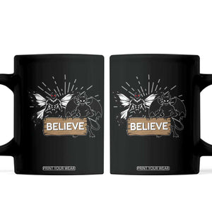 Mothman Jersey Devil Coffee Mug Believe Cryptid Folklore Gift TS12 Black Print Your Wear