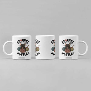 French Bulldog Coffee Mug Crochet Makes Me Feel Less Murdery TS12 Print Your Wear