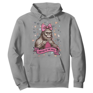 Funny Bigfoot Knitting Hoodie Knitter In The Wild TS12 Sport Gray Print Your Wear