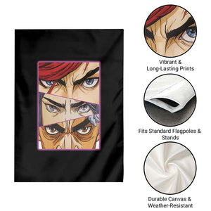 Futuristic Legends Anime Eyes Garden Flag Gift For League Gamer Fans TS12 Print Your Wear