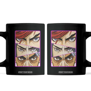 Futuristic Legends Anime Eyes Coffee Mug Gift For League Gamer Fans TS12 Black Print Your Wear