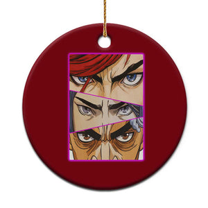 Futuristic Legends Anime Eyes Ceramic Ornament Gift For League Gamer Fans TS12 1pc Red Print Your Wear