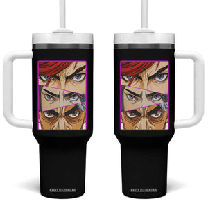 Futuristic Legends Anime Eyes Tumbler With Handle Gift For League Gamer Fans TS12 One Size: 40 oz Black Print Your Wear