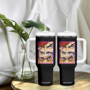 Futuristic Legends Anime Eyes Tumbler With Handle Gift For League Gamer Fans TS12 Print Your Wear