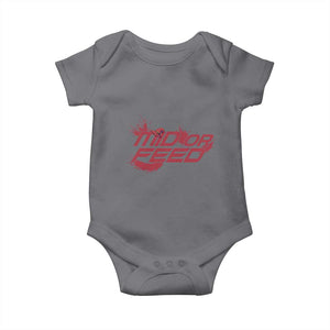 Mid Or Feed Holographic Witch Hat Baby Onesie Funny Game Lover Gift TS12 Charcoal Print Your Wear