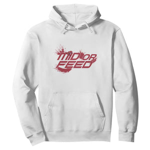 Mid Or Feed Holographic Witch Hat Hoodie Funny Game Lover Gift TS12 White Print Your Wear