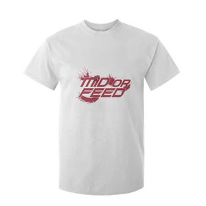 Mid Or Feed Holographic Witch Hat T Shirt For Kid Funny Game Lover Gift TS12 White Print Your Wear