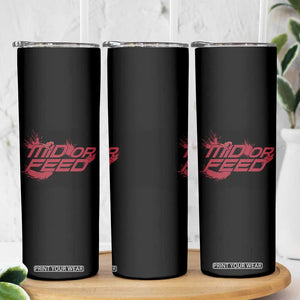 Mid Or Feed Holographic Witch Hat Skinny Tumbler Funny Game Lover Gift TS12 Print Your Wear