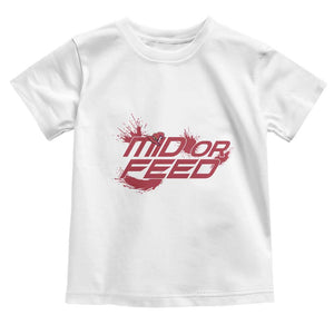 Mid Or Feed Holographic Witch Hat Toddler T Shirt Funny Game Lover Gift TS12 White Print Your Wear