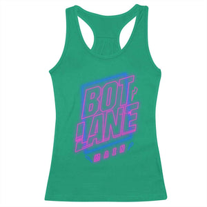 Bot Lane Main Cyberpunk Neon Style Racerback Tank Top Gaming Quote Gift TS12 Irish Green Print Your Wear