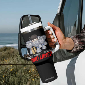 Worlds Okayest Mid Laner Tumbler With Handle Funny Game Lover Gift TS12 Print Your Wear