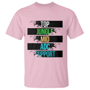 Gaming Humor 5 Roles T Shirt Quote For Gamer Lovers TS12 Light Pink Print Your Wear