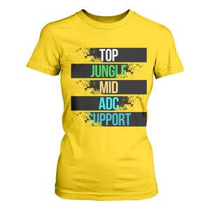 Gaming Humor 5 Roles T Shirt For Women Quote For Gamer Lovers TS12 Daisy Print Your Wear