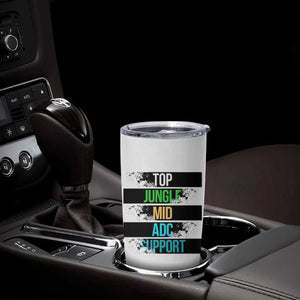 Gaming Humor 5 Roles Tumbler Cup Quote For Gamer Lovers TS12 Print Your Wear