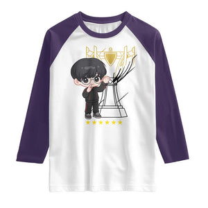 Mid Lane Master Gamer Raglan Shirt Gift For Esports Fan TS12 White Purple Print Your Wear