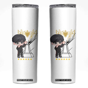 Mid Lane Master Gamer Skinny Tumbler Gift For Esports Fan TS12 White Print Your Wear
