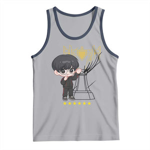 Mid Lane Master Gamer Tank Top Gift For Esports Fan TS12 Athletic Heather Navy Print Your Wear