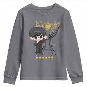 Mid Lane Master Gamer Youth Sweatshirt Gift For Esports Fan TS12 Charcoal Print Your Wear