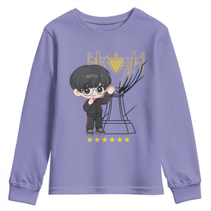 Mid Lane Master Gamer Youth Sweatshirt Gift For Esports Fan TS12 Violet Print Your Wear